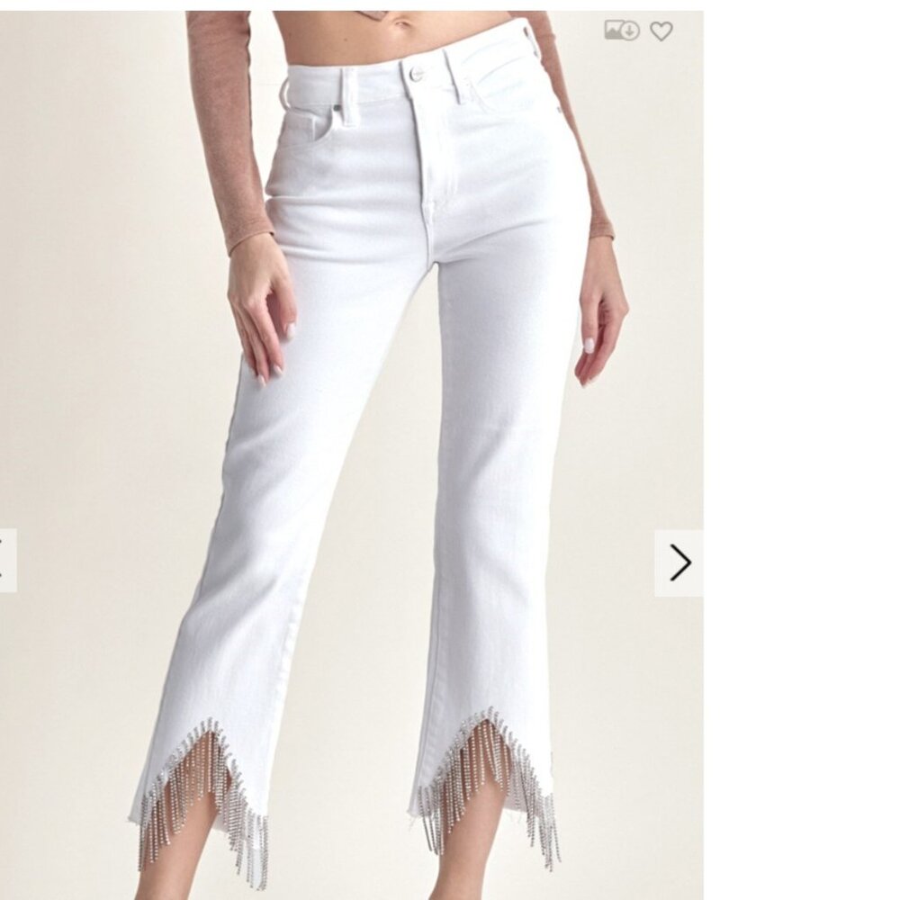 NEW Risen Jeans, White, Multiple Sizes